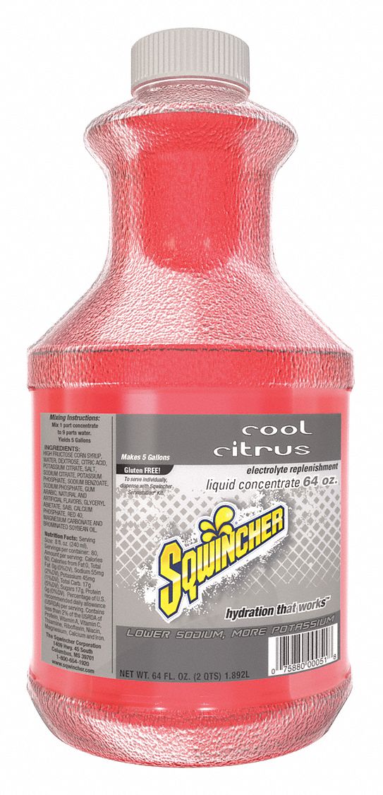 SQWINCHER Sports Drink  64oz Cool Citrus