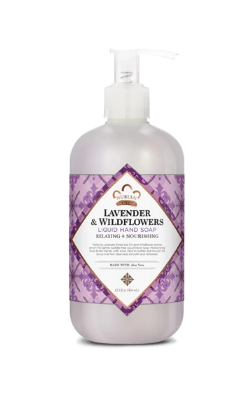 Nubian Heritage Liquid Hand Soap Lavender and Wildflowers 12.3 fl oz