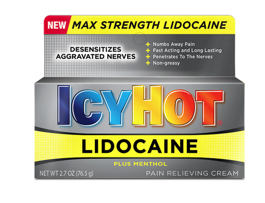 Icy Hot Cream with Lidocaine pack of 6