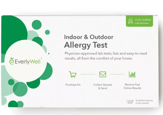 EverlyWell Indoor Outdoor Allergy Test Lab Fee Included