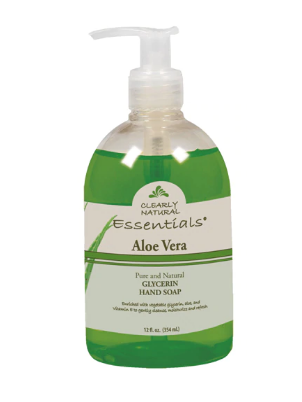 Clearly Natural Pure and Natural Glycerine Hand Soap Aloe Vera 12 fl oz