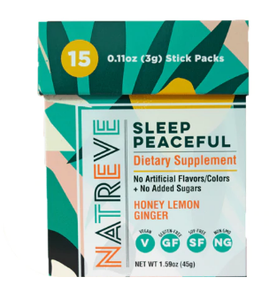 Natreve Sleep Peaceful Dietary Supplement 15 Stick Packs
