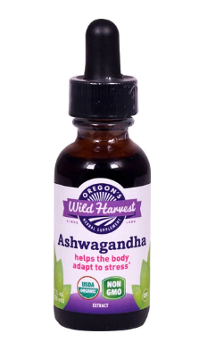 Oregons Wild Harvest Ashwagandha Herbal Supplement 1 fl oz