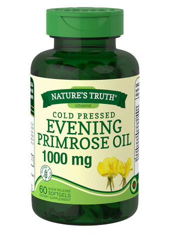 Natures Truth Cold Pressed Evening Primrose Oil 1000mg 60 Tablets
