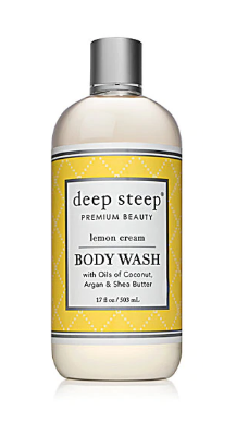 Deep Steep Body Wash Lemon Cream 17 fl oz