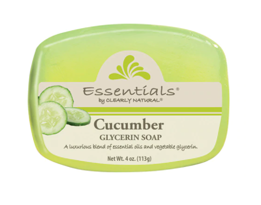 Clearly Natural Glycerin Bar Soap Cucumber 4oz