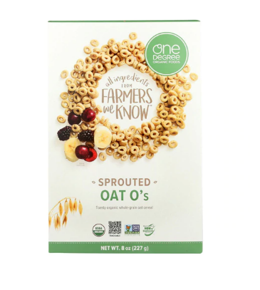 One Degree Organic Foods Sprouted Oat Os 8oz