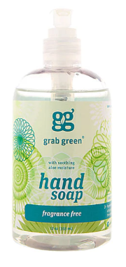 GrabGreen Hand Soap Fragrance Free 12 fl oz