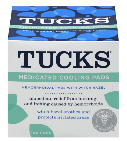 Tucks Medicated Cooling Pads Powder Fresh 100ea