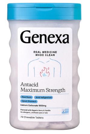 Genexa Antacid Maximum Strength 72.0ea