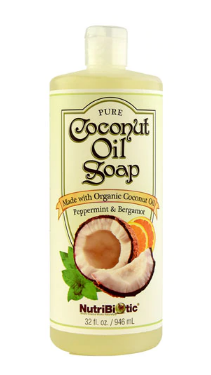 NutriBiotic Coconut Oil Soap Peppermint n Bergamot