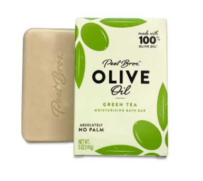 Peet Bros Olive Oil Bar Soap Green Tea 5 oz