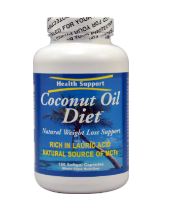 Health Support Coconut Oil Diet 180 Softgel