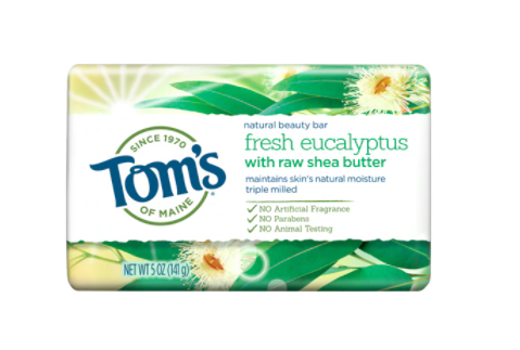 Toms of Maine Beauty Bar Fresh Eucalyptus 5oz