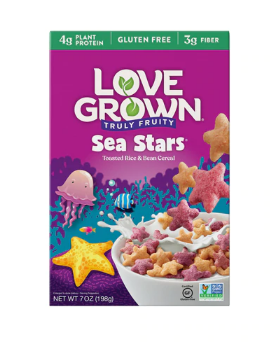 Love Grown Sea Stars Cereal Gluten Free Fruity 7oz