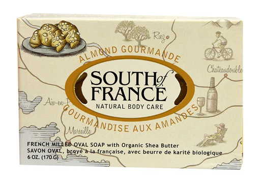 South of France French Milled Oval Soap Almond Gourmande 6 oz