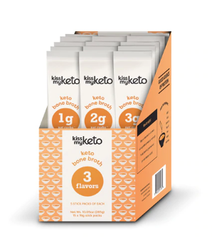 Kiss My Keto Bone Broth Packs Variety 15 Packs