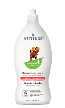 Nature Attitude Dishwashing Liquid Pink Grapefruit 23.7oz