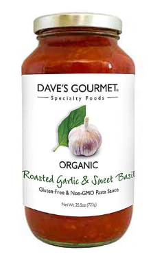 Gourmet Daves Roasted Garlic and SweetBasil 25.5oz