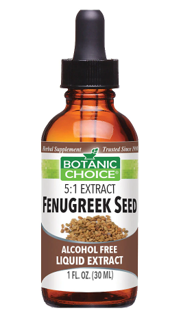 Botanic Choice Herbal Supplement Fenugreek Seed Liquid 1 oz