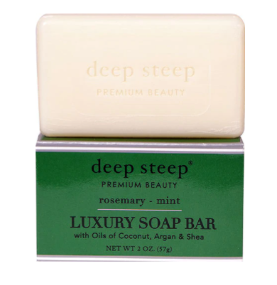 Deep Steep Luxury Soap Bar Rosemary Mint 2 oz