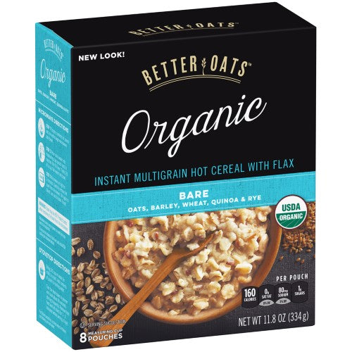 Organic Better Oats Instant Multigrain Hot Cereal 8 Packets