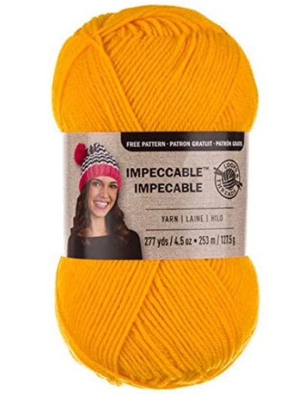 Loops and Threads Impeccable Yarn 4.5 oz. One Ball Sunny Day