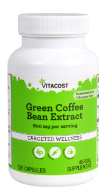 Vitacost Green Coffee Bean Extract 800 mg per serving 120 Capsules