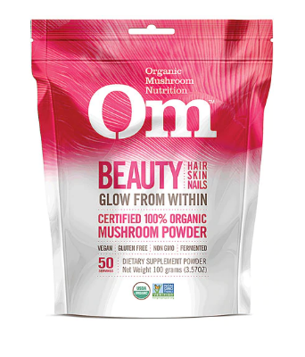 OM Organic Mushroom Nutrition Supplement Powder Beauty 3.5 oz