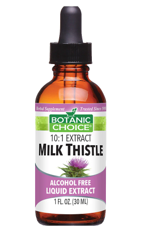 Botanic Choice Milk Thistle Herbal Supplement Liquid 1oz