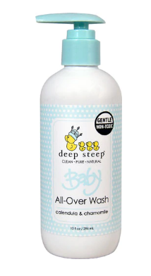 Deep Steep Baby All Over Wash Calendula and Chamomile  10 fl oz