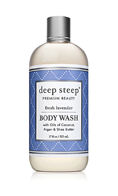 Deep Steep Body Wash Fresh Lavender 17 fl oz