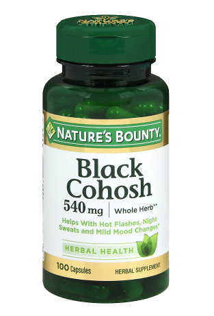 Natures Bounty Black Cohosh 540 mg 100 Capsules