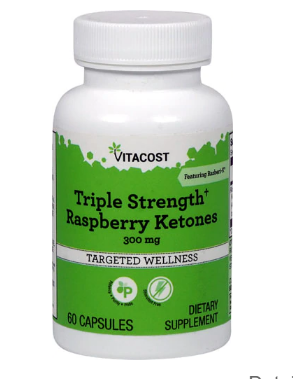 Vitacost Triple Strength Raspberry Ketones Featuring Razberi K 300 mg 60 cap