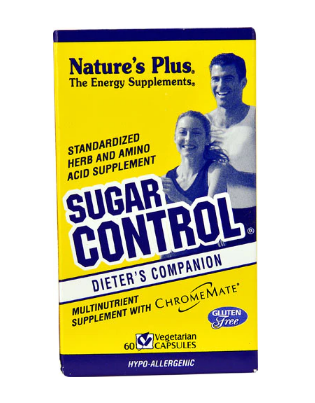 Natures Plus Sugar Control 60 Vegetarian Capsules