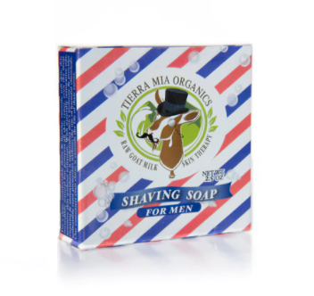 Tierra Mia Organics Shaving Soap For Men 2.2 oz