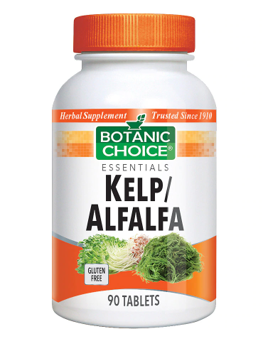 Botanic Choice Kelp and Alfalfa Herbal Supplement 90 Tablets