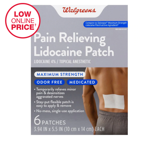 Walgreens Lidocaine Pain Relief Patches 6.0ea