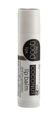 Elemental Herbs All Good Lips Lip Balm SPF 20 Coconut 2 Pack