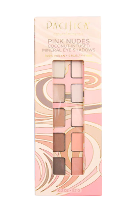 Pacifica Mineral Eye Shadow Palette Pink Nudes 0.2 oz