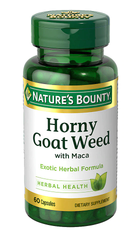 Natures Bounty Super Goat Weed with Maca Herbal Supplement Capsules 60.0ea