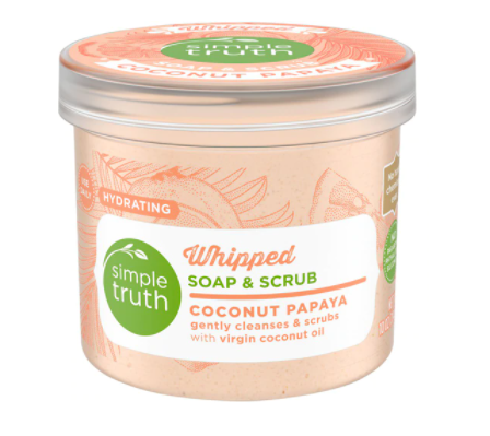 Simple Truth Whipped Soap and Scrub Coconut Papaya 10 oz