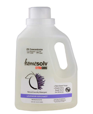 CitraSolv Homesolv Citrasuds Natural Laundry Detergent 50floz 6 case