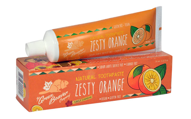 Green Beaver Natural Toothpaste Zesty Orange 2.5 fl oz