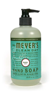 Mrs. Meyer Clean Day Liquid Hand Soap Basil 12.5oz