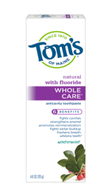 Toms of Maine Whole Care Paste Wintermint 4oz