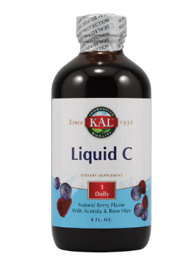 KAL Liquid C Dietary Supplement Natural Berry 8 fl oz