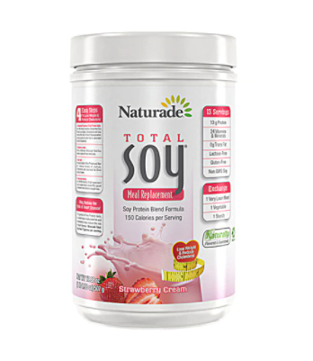 Naturade Total Soy Meal Replacement Strawberry Creme 17.88 oz