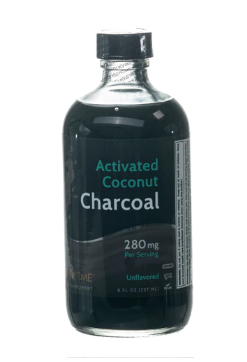 Lifetime Activated Coconut Charcoal Dietary Supplement Unflavored 280mg 8floz