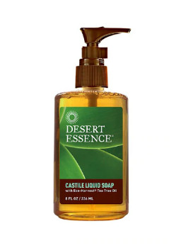Desert Essence Castile Liquid Soap with Eco Harvest Tea Tree Oil 8 fl oz